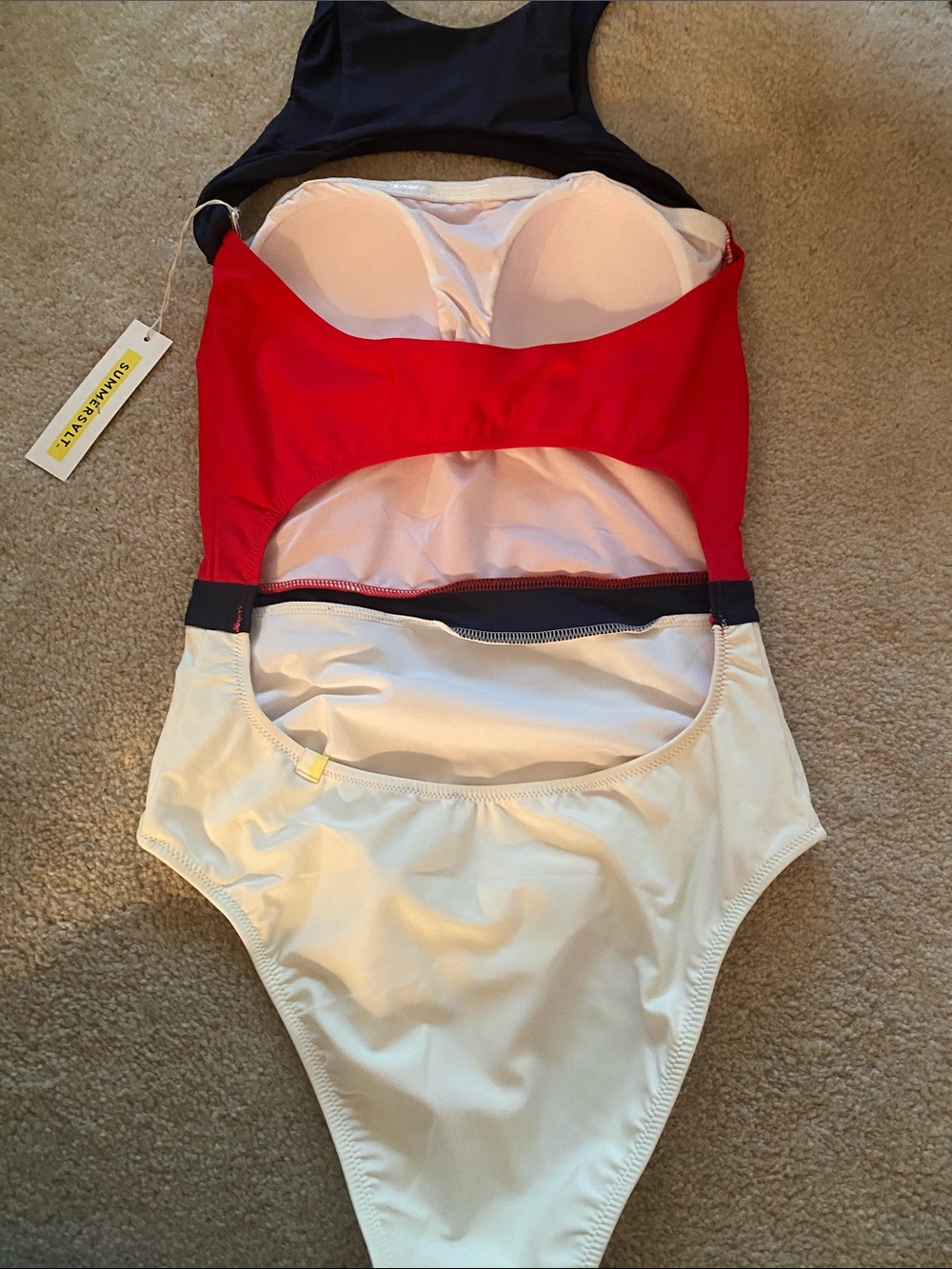 Summersalt BWT red white and blue one piece bathing suit - Picture 4 of 6